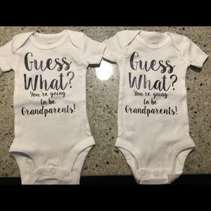 Announcement onesies